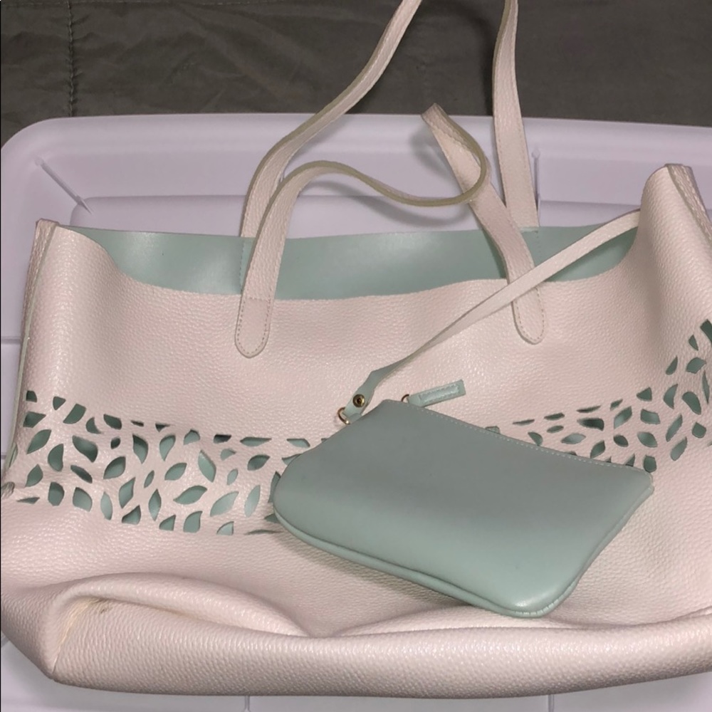 ULTA large white shoulder bag